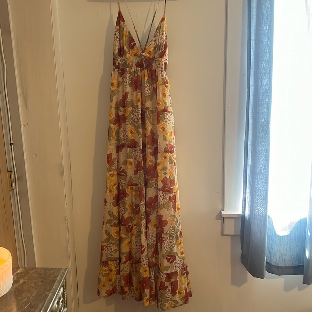 dress, from Premier Amour, size 16, tan